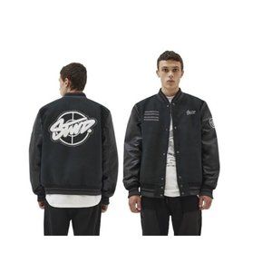 Jacket bomber STWD varsity black new moto